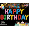 2022 Philippine Hot Sale Party Dekoration 16 "Alles Gute zum Geburtstagsbrief Folienballons Banner